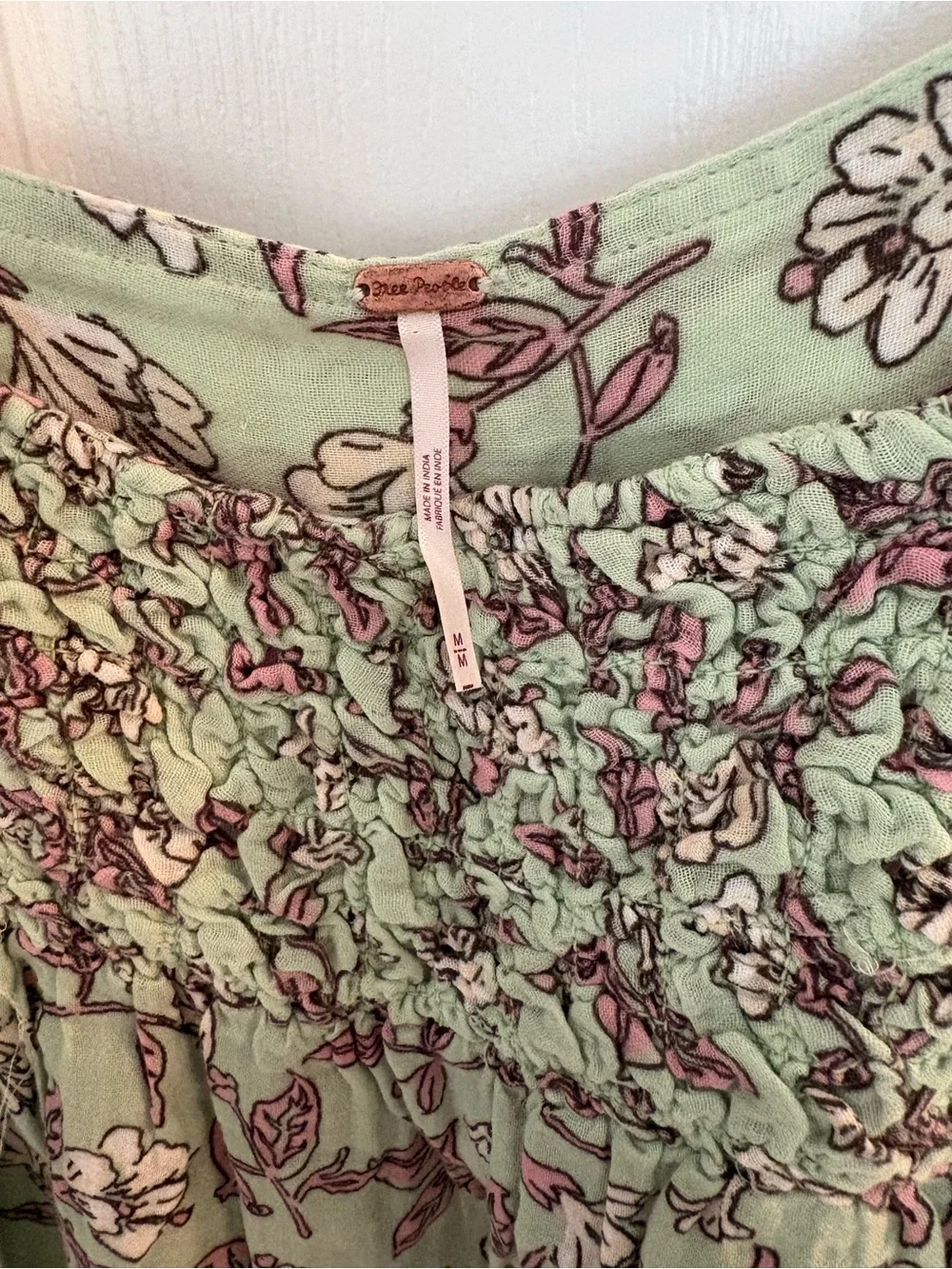 Free People flowy smocked